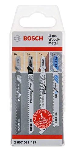 BOSCH 2 607 011 437 jigsaw/scroll saw/reciprocating saw blade Jigsaw blade 15 pc(s)