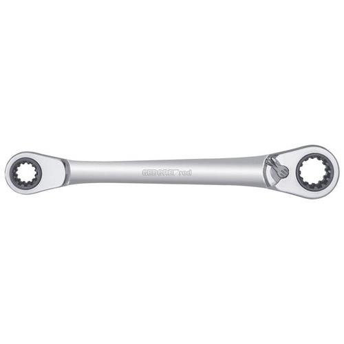 Gedore red 4-in-1 double ring ratchet