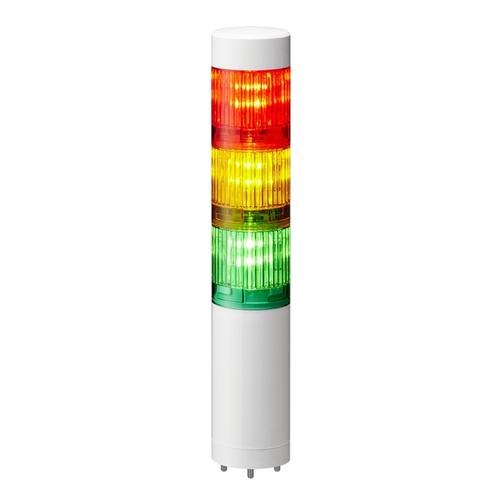 PATLITE Signal pole LR4-302WJNW-RYG cabled LED white