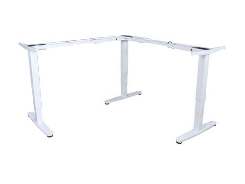 Equip Triple Motor Electric Desk Stand 150Kg L-Form ws lite Retail