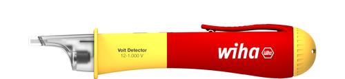 wiha Voltage Tester, single-pole 12-1,000 V AC (red/yellow, non-contact)