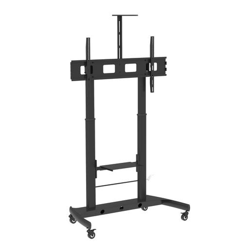 Techly TV Cart for 52-110" LCD LED TV with 2 Shelves 1/2