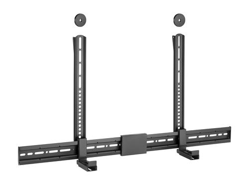 Equip Uni. Soundbar wall mount. 800x400mm 15Kg black lite Retail