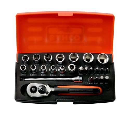 BAHCO ¼" Socket set (TM-SL25)