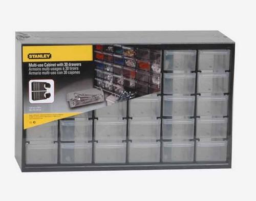 Stanley Small Parts Organizer 1-93-980 (black/transparent, 30 drawers)