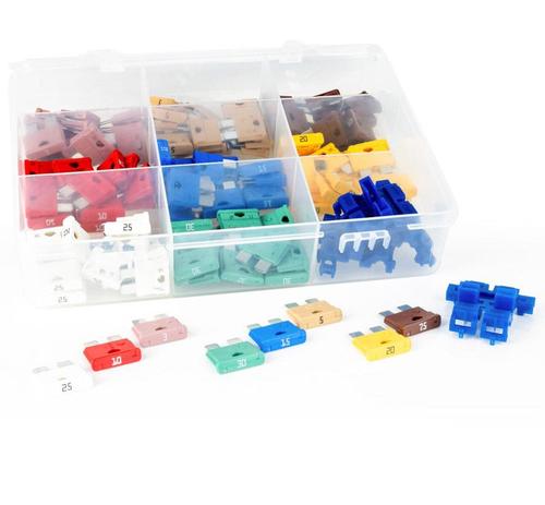 WKK Sortiment Flathead Screws 124-pieces.