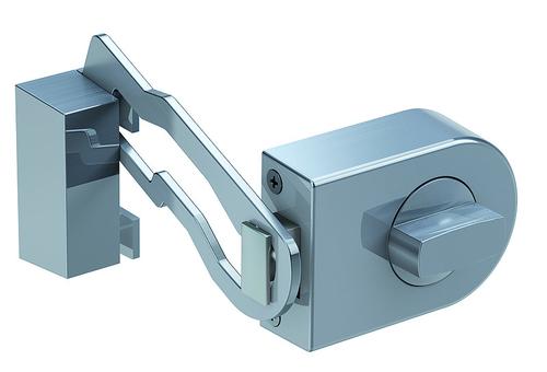 Olympia Olymp Locking Door Handle with Spindle (stainless steel) RS 50R