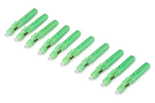 Digitus LC/APC LWL-Fast Connector (green, 10 pieces)