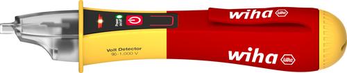 wiha Voltage Tester, single-pole 90-1,000 V AC (red/yellow, non-contact)