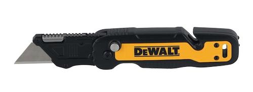 DeWalt DWHT10992-0 hobby knife, Sort, Stainless steel, Yellow razor blade knife