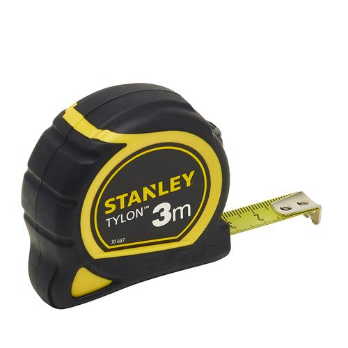 Stanley Measuring tape Tylon, 3 meters (black/yellow, 12.7mm)
