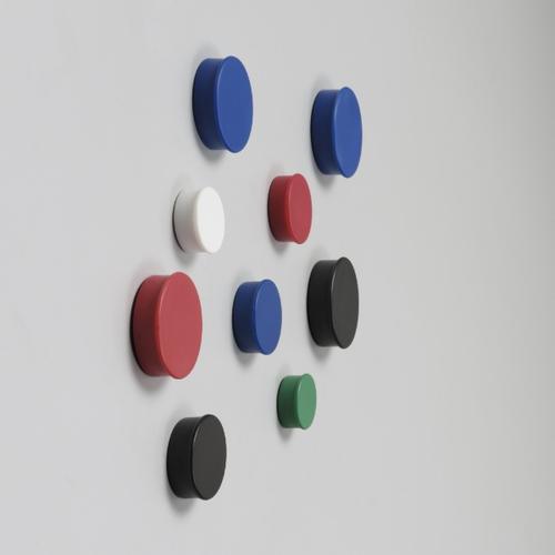 NOBO Magnetic Whiteboard Magnets, 8-Pack, 20mm Coloured Magnets