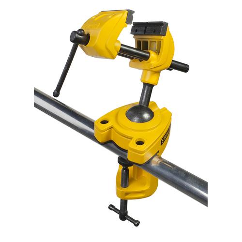 Stanley Multi-axis MaxSteel Vise (yellow/black)