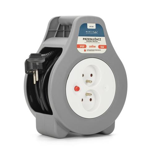 MONTIS Retractable extension cord 10m MT189 2 AC outlet(s)