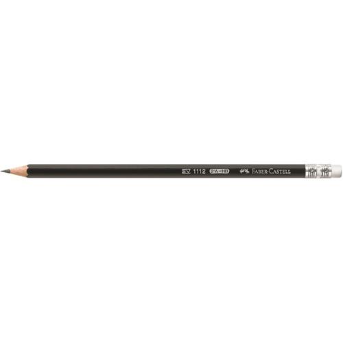 Faber-Castell Pencil 1112 with rubber tip HB 12 pieces