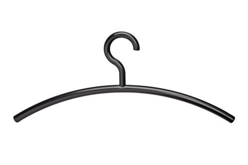 MAUL Plastic clothes hanger, 5 pieces, black
