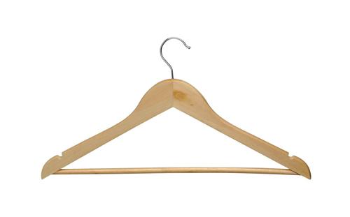MAUL Wooden clothes hanger, 8 pieces/pack