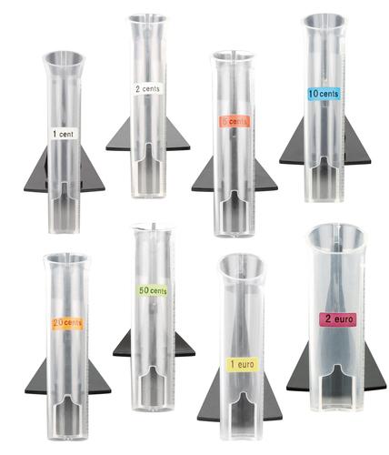 Olympia Olympia plastic tube set for CC 202, 8 pieces, transparent.