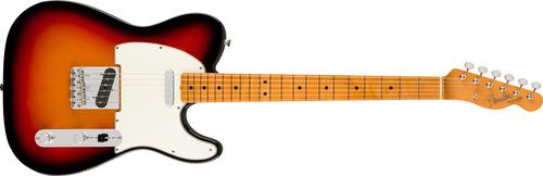 Fender Vintera III Mid 60s Telecaster Electric Guitar, Solid Body, 6 Strings: White, Black, Brown