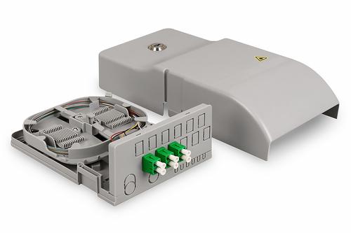 Digitus FTTH house handover point, 3xLC/APC, duplex