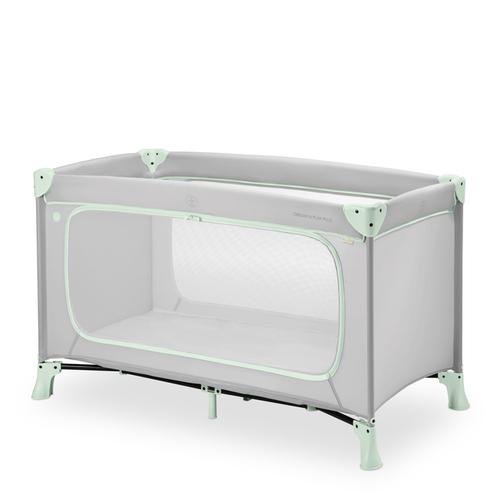 Hauck Dream N Play Plus baby travel bed, Grey and Mint color