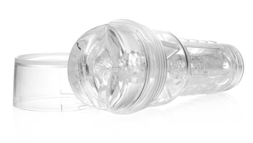 Fleshlight Ice Butt Flashlight Masturbator Transparent Acrylonitrile Butadiene Styrene (ABS), Silicone