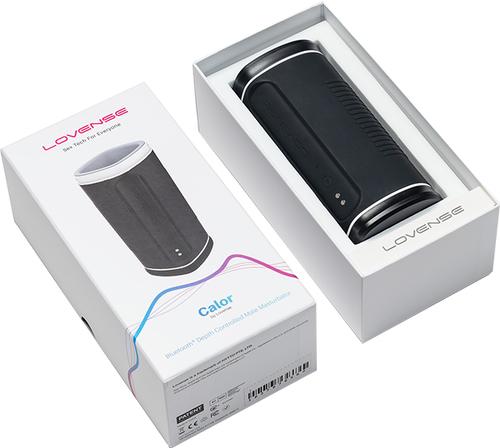 Lovense Calor Male stroker Black Acrylonitrile Butadiene Styrene (ABS), Thermoplastic Elastomer (TPE)
