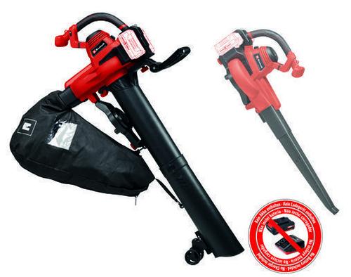 Einhell Akku Leaf Blower GE-CL 36/230 Li E-Solo, 36 Volt (2x18V), Leaf Blower/Leaf Vacuum (red/black, without battery and charger)