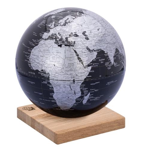 TROIKA Globus EXPLORER 360 black, silver-colored, glossy