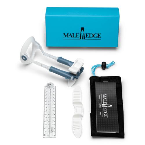 MaleEdge Basic Penis Extender Blue, White