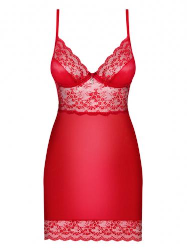 Obsessive Lovica Chemise Red Elastane, Polyamide
